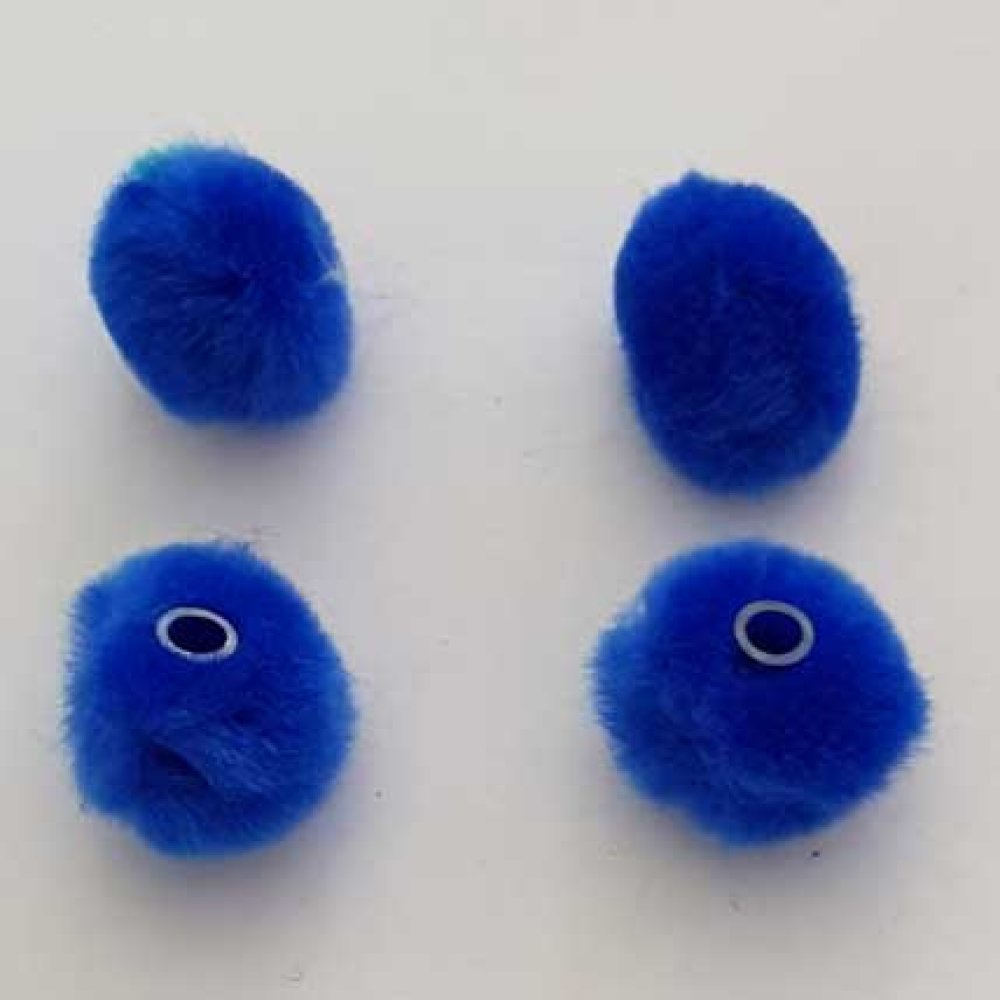 Pompon Rond Bleu N°10