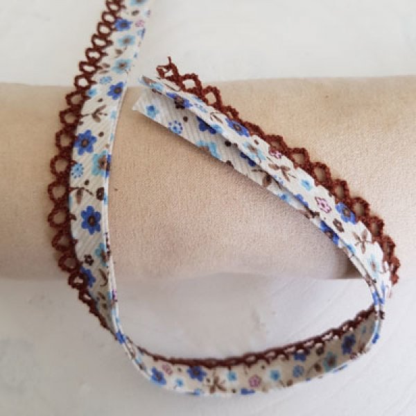 Multi-Flower and Lace Bias Ribbon N&deg;04