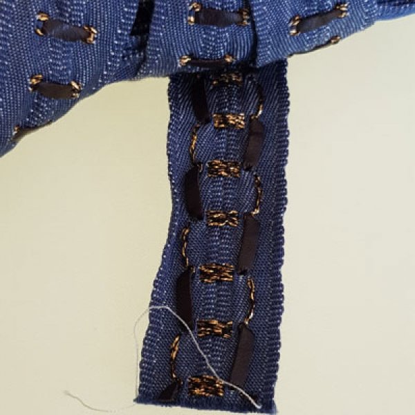 Fancy ribbon N&deg;076 coupon of 2 meters