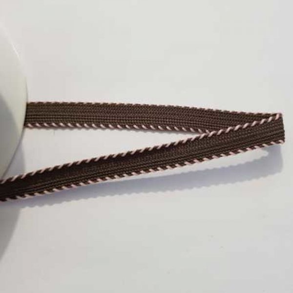 Ruban Galon 08 mm motif uni N&deg;02