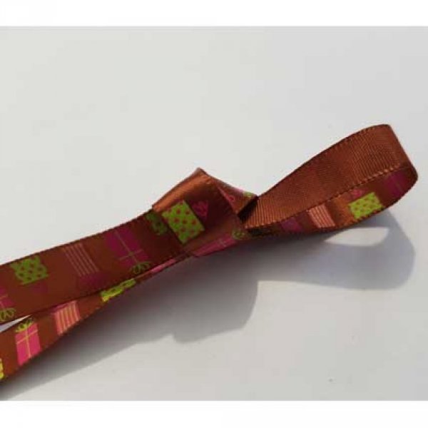 Ruban Galon 10 mm motif no&euml;l