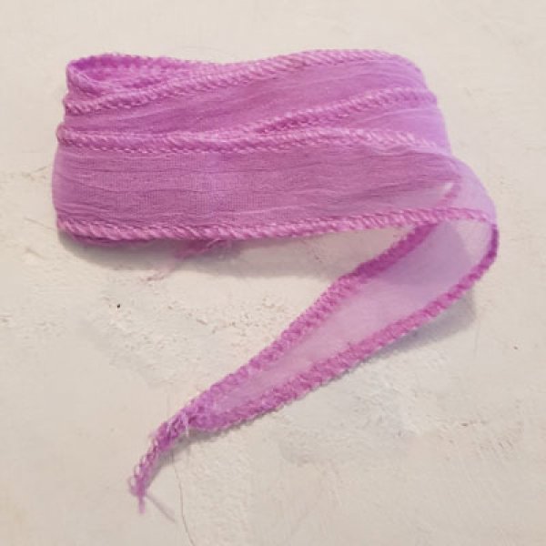 Hand-dyed Rayon Ribbon N&deg;08