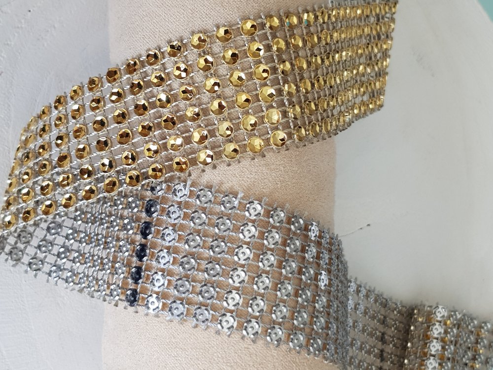 Ribbon Strass N°05 Golden by 0.50 cm.