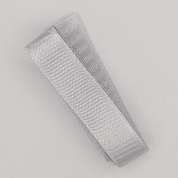Ruban satin Gris Clair double face de 16 mm x 1 m&egrave;tre