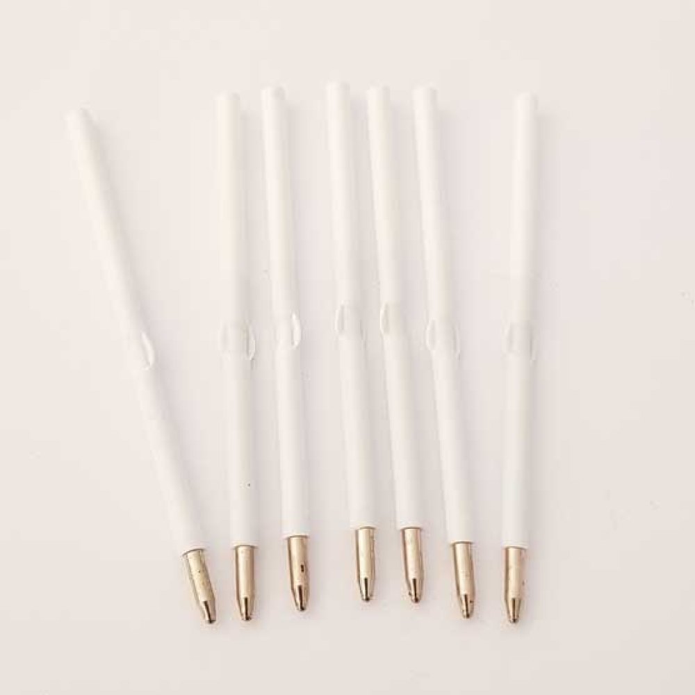 Bead decorating pen empty tube silver x 1 piece