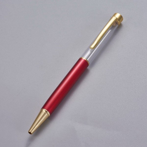 Bead decorating pen empty tube to customize red gold x 1 piece