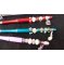 Cobalt Blue Decorative Bead Pen to customize x 1 piece