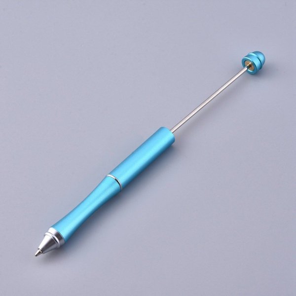 Blue Metal Decorating Bead Pen N&deg;02