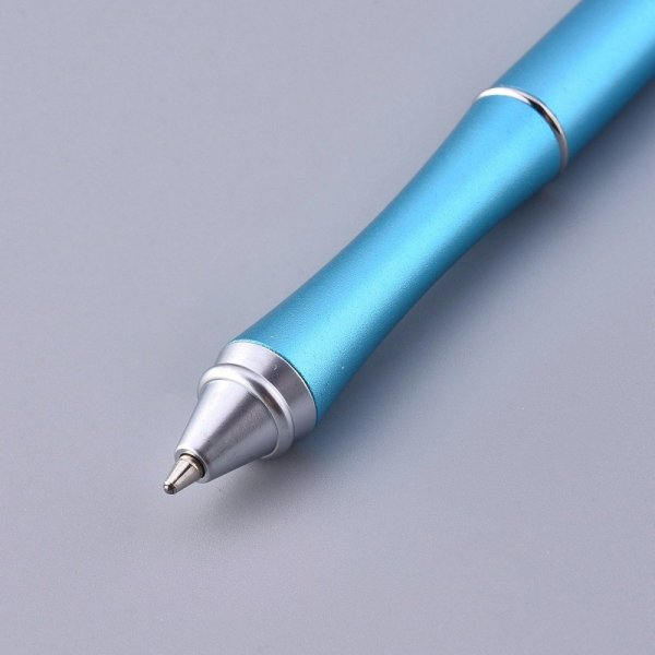 Blue Metal Decorating Bead Pen N&deg;02