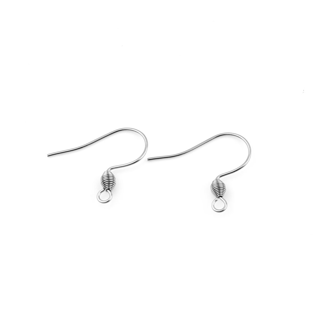 Earring Holder Stainless Steel Hook N°01-02 X 1 Pair