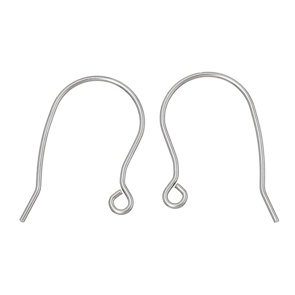 Earring Holder Stainless Steel Hook N°02 X 1 Pair