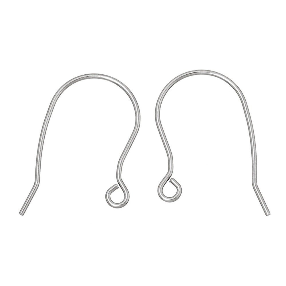 Earring Holder Stainless Steel Hook N°02 X 1 Pair