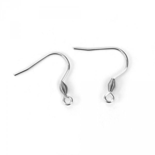 Earring holder Stainless steel hook N&deg;04 x 5 pairs