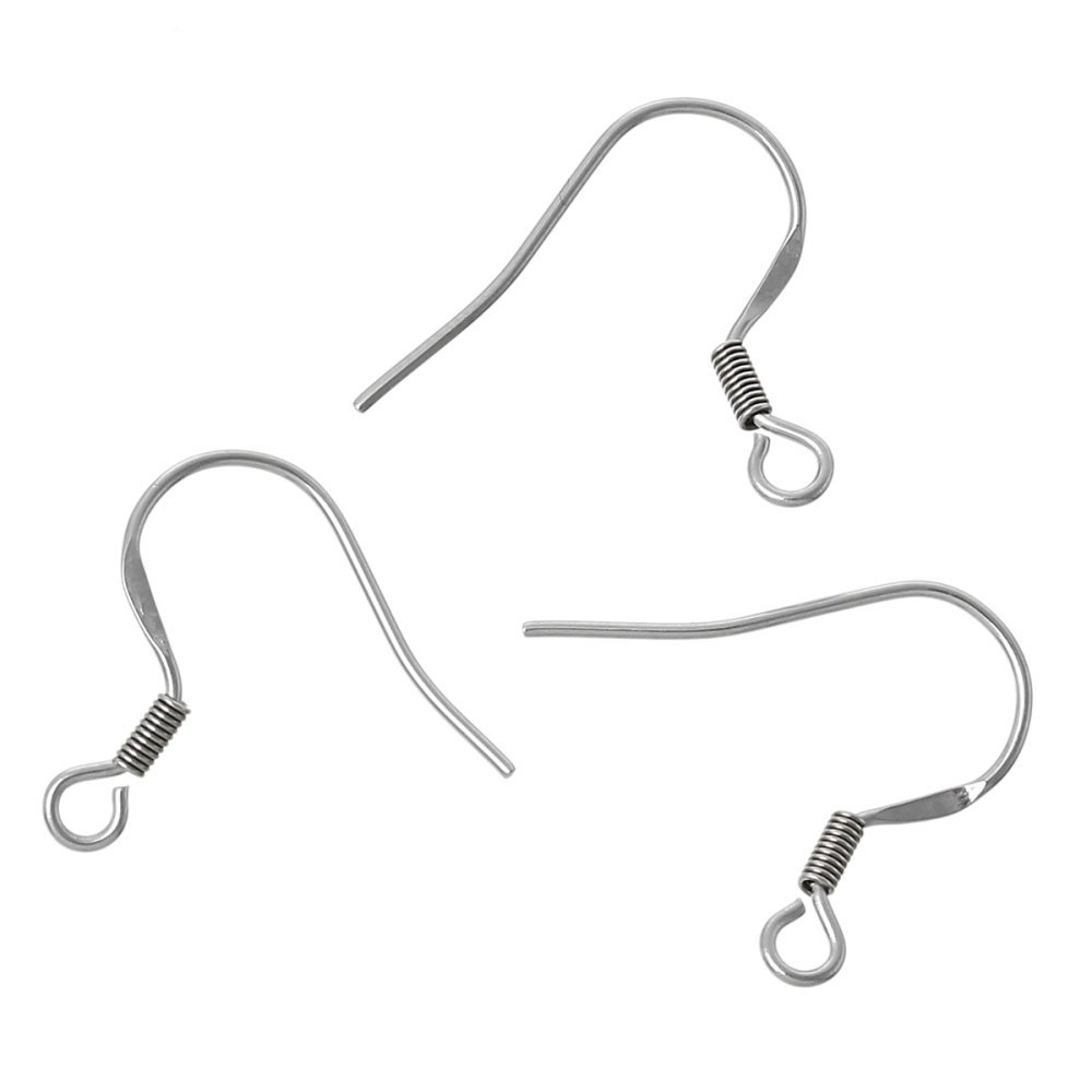 Earring holder Stainless steel hook N°05 x 1 pair