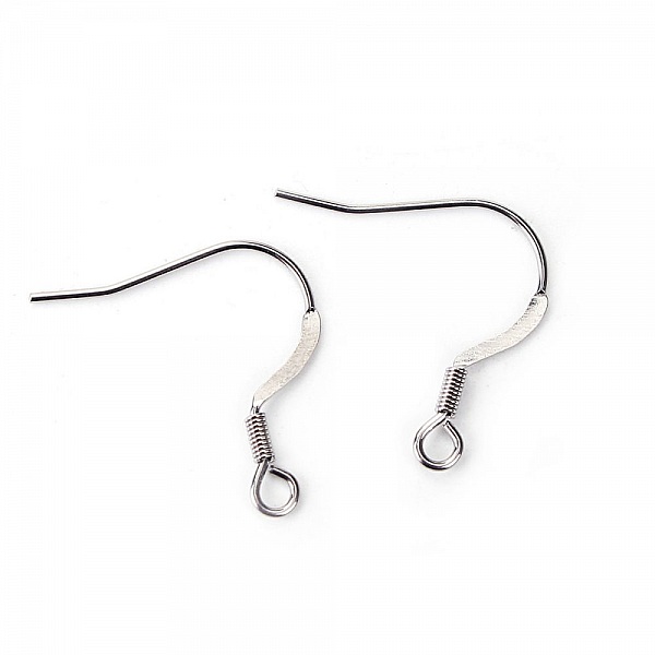 Earring holder Stainless steel hook N&deg;06 x 1 pair