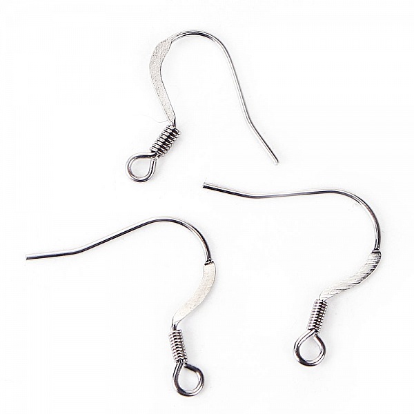 Earring holder Stainless steel hook N&deg;06 x 5 pairs