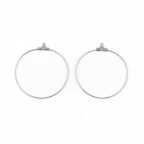 Stainless Steel Creole Earring Holder N&deg;01 x 1 pair