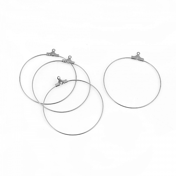 Stainless Steel Creole Earring Holder N&deg;01 x 1 pair