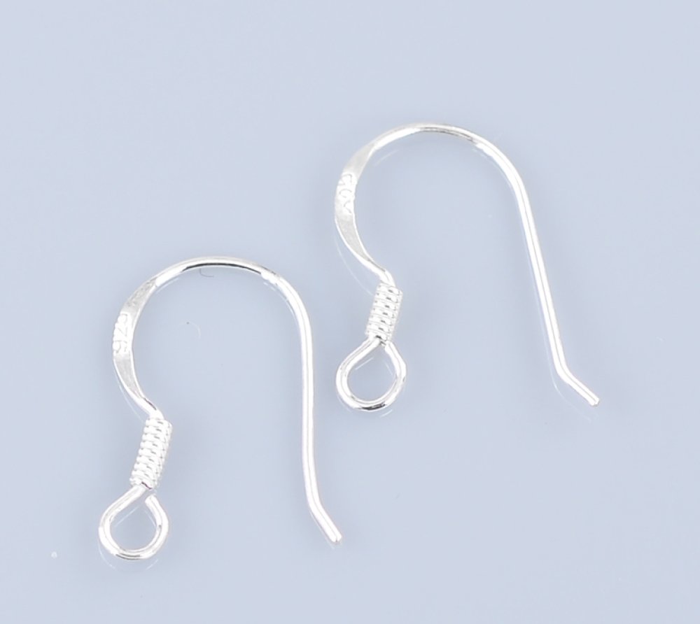 Silver Hook Earring Holder 925 N°02 x 1 pair