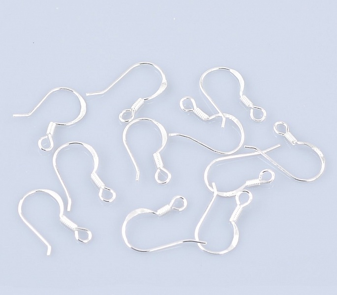 Silver Hook Earring Holder 925 N&deg;02 x 1 pair