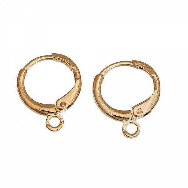 Dormeuse earring holder N&deg;23 14k gold plated