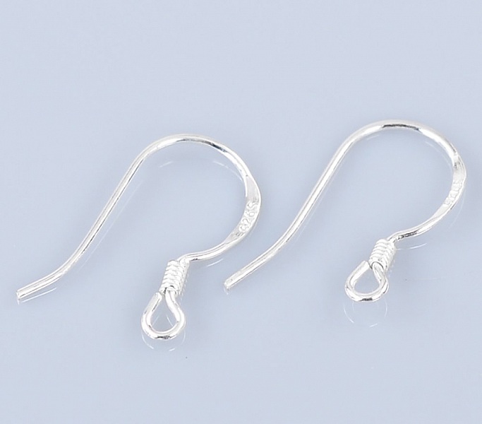 925 silver hook earring holder N&deg;08 x 1 pair