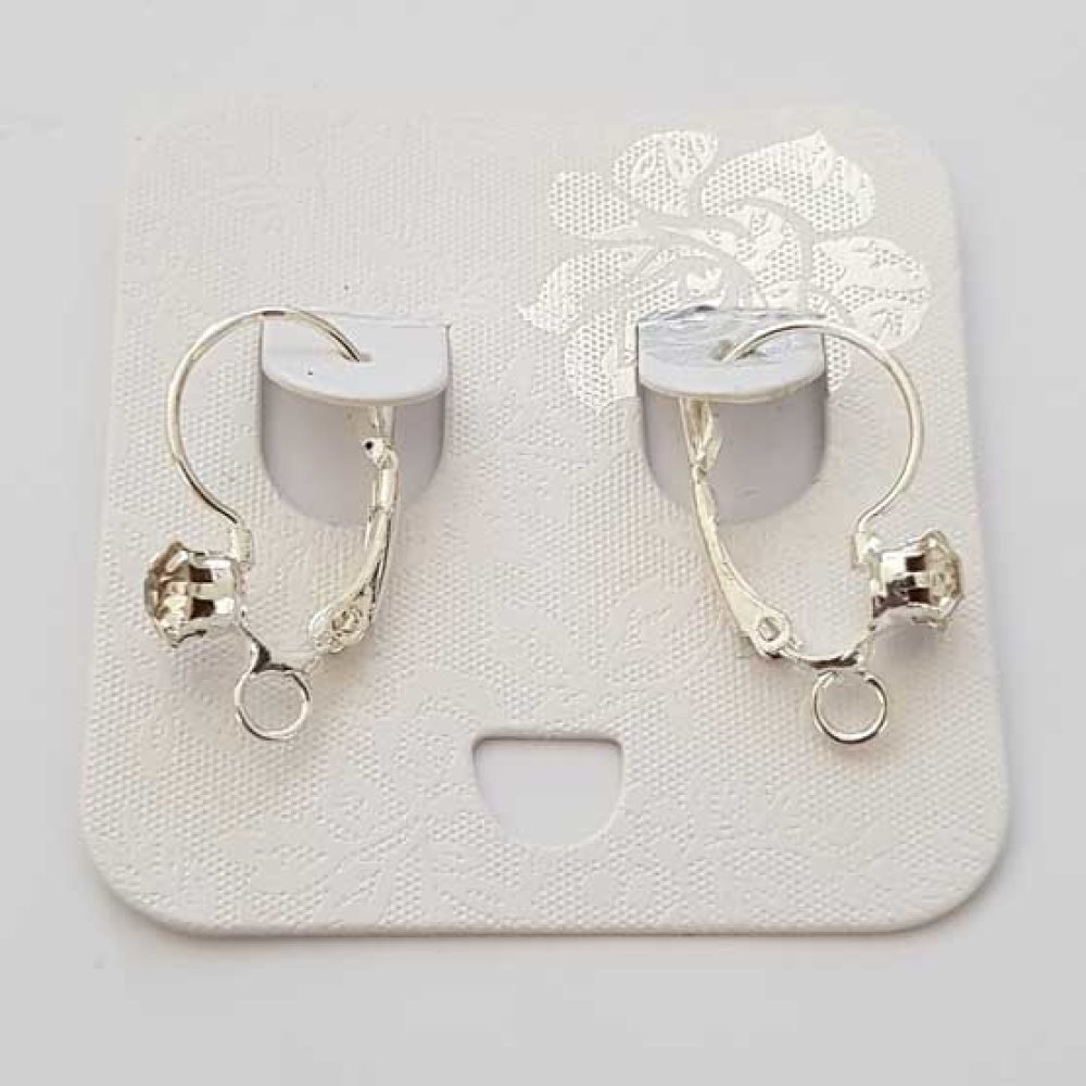 Dormeuse Earring Holder N°100 x 1 Pair Silver