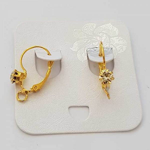 Dormeuse Earring Holder N&deg;100 x 1 Pair Gold