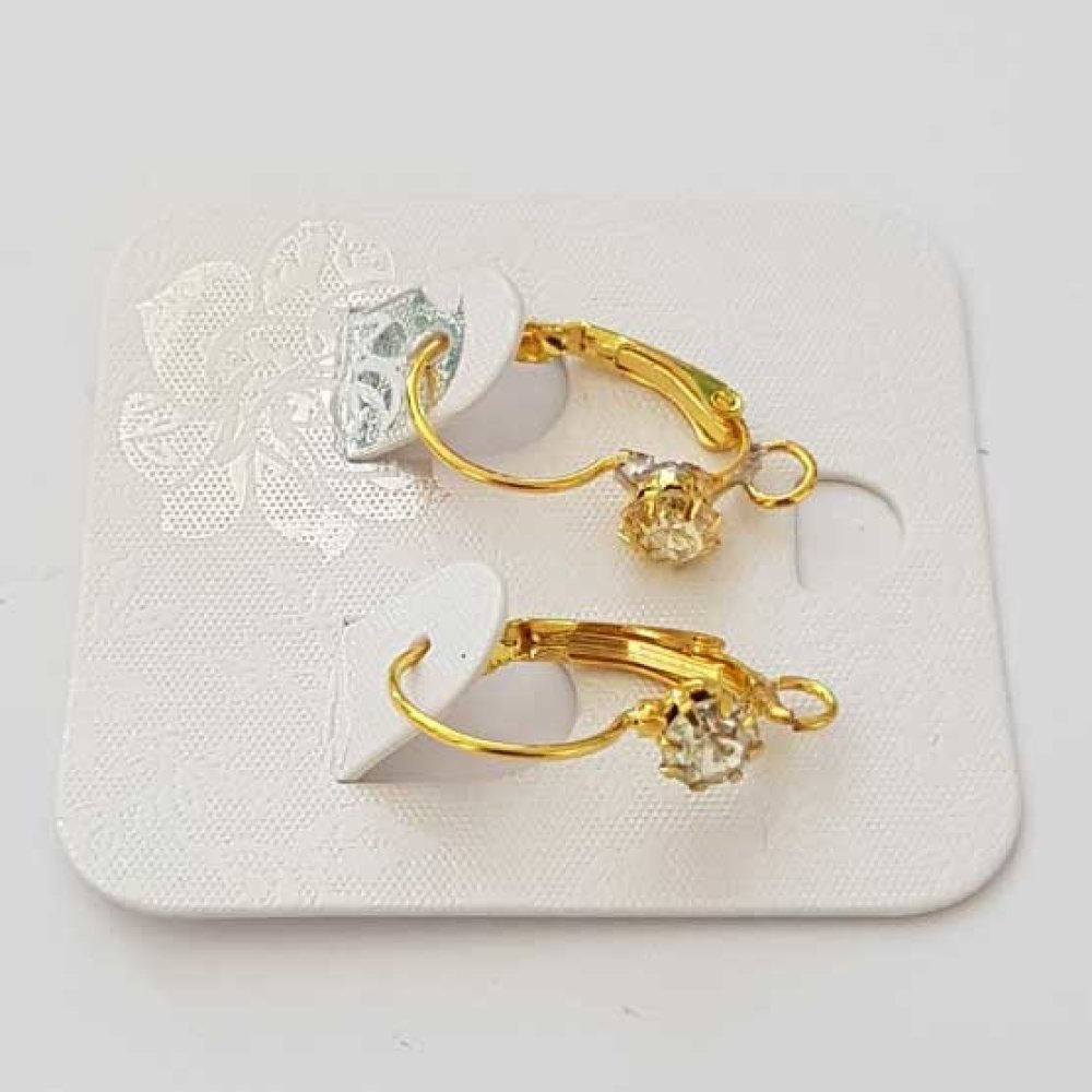 Dormeuse Earring Holder N°100 x 1 Pair Gold