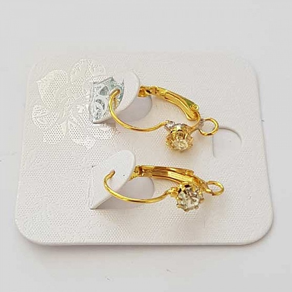 Dormeuse Earring Holder N&deg;100 x 1 Pair Gold