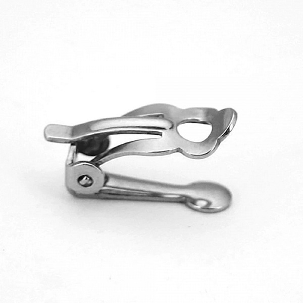 Earring Holder Stainless Steel Clip N&deg;02 x 1 pair