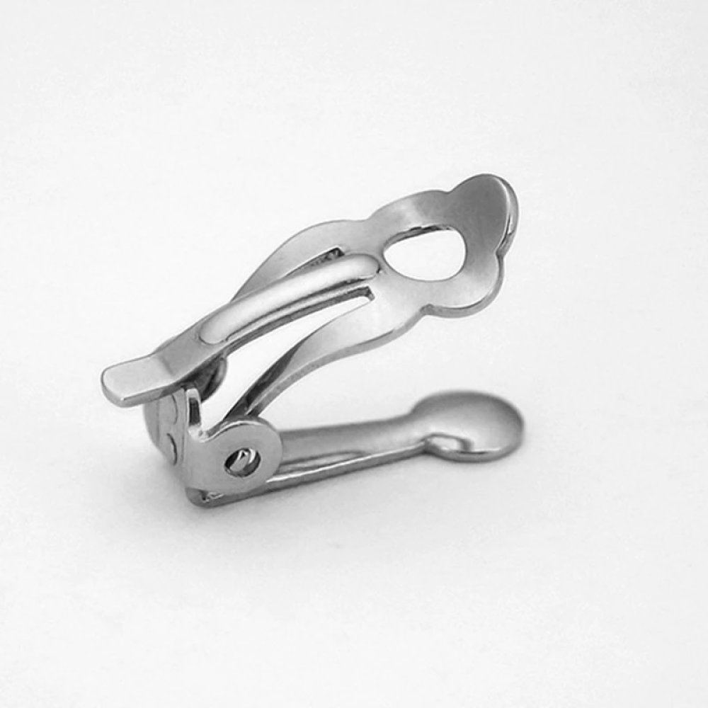 Earring Holder Stainless Steel Clip N°02 x 1 pair