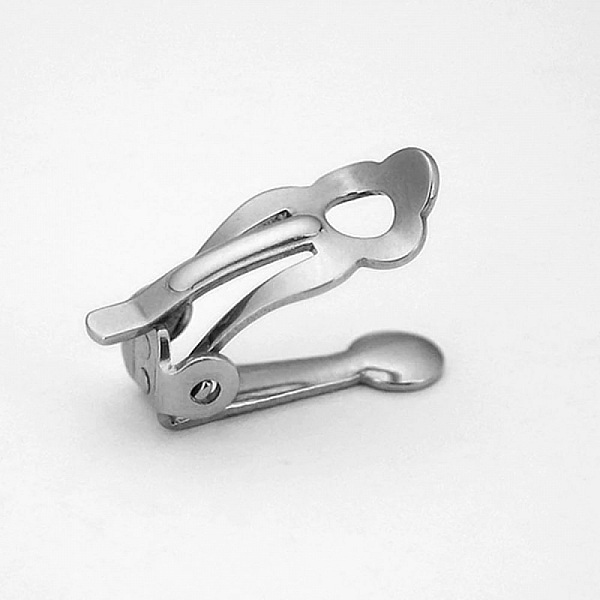 Earring Holder Stainless Steel Clip N&deg;02 x 1 pair