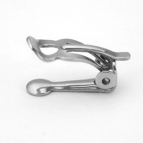 Earring Holder Stainless Steel Clip N&deg;02 x 1 pair