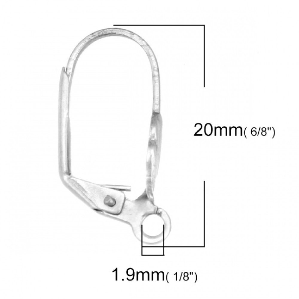 Support Boucle d'oreille Dormeuse Inoxydable N°04