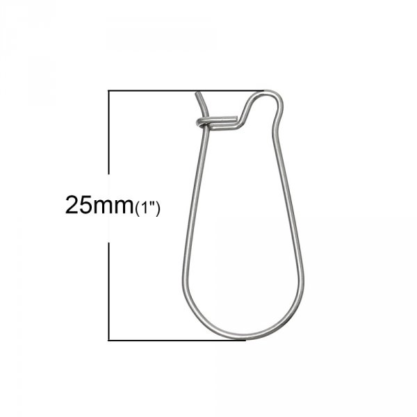 Support Boucle d'oreille Dormeuse Inoxydable 02 N&deg;09