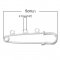 Support Brooch Pin Silver plated 3 rings 50x15 mm N°002-par1 