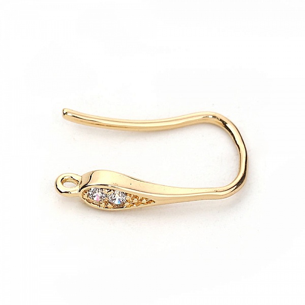 Earring holder N&deg;26 Gold plated hook and Strass