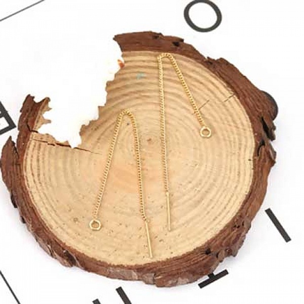 Earring holder N&deg;27-02 18K gold plated chain