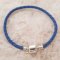 European Clip Bracelet Plain 02 FROM 15 TO 23 CM Blue