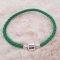 European Clip Bracelet Plain 01 FROM 15 TO 23 CM Green