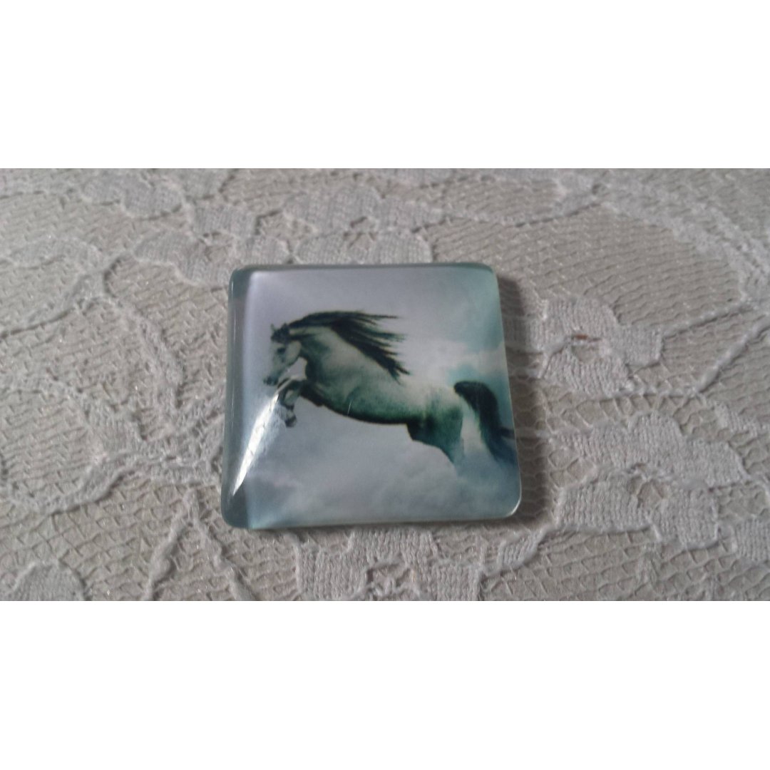 square glass cabochon 30mm 030 