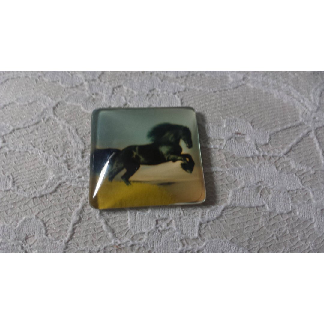 square glass cabochon 30mm 029 