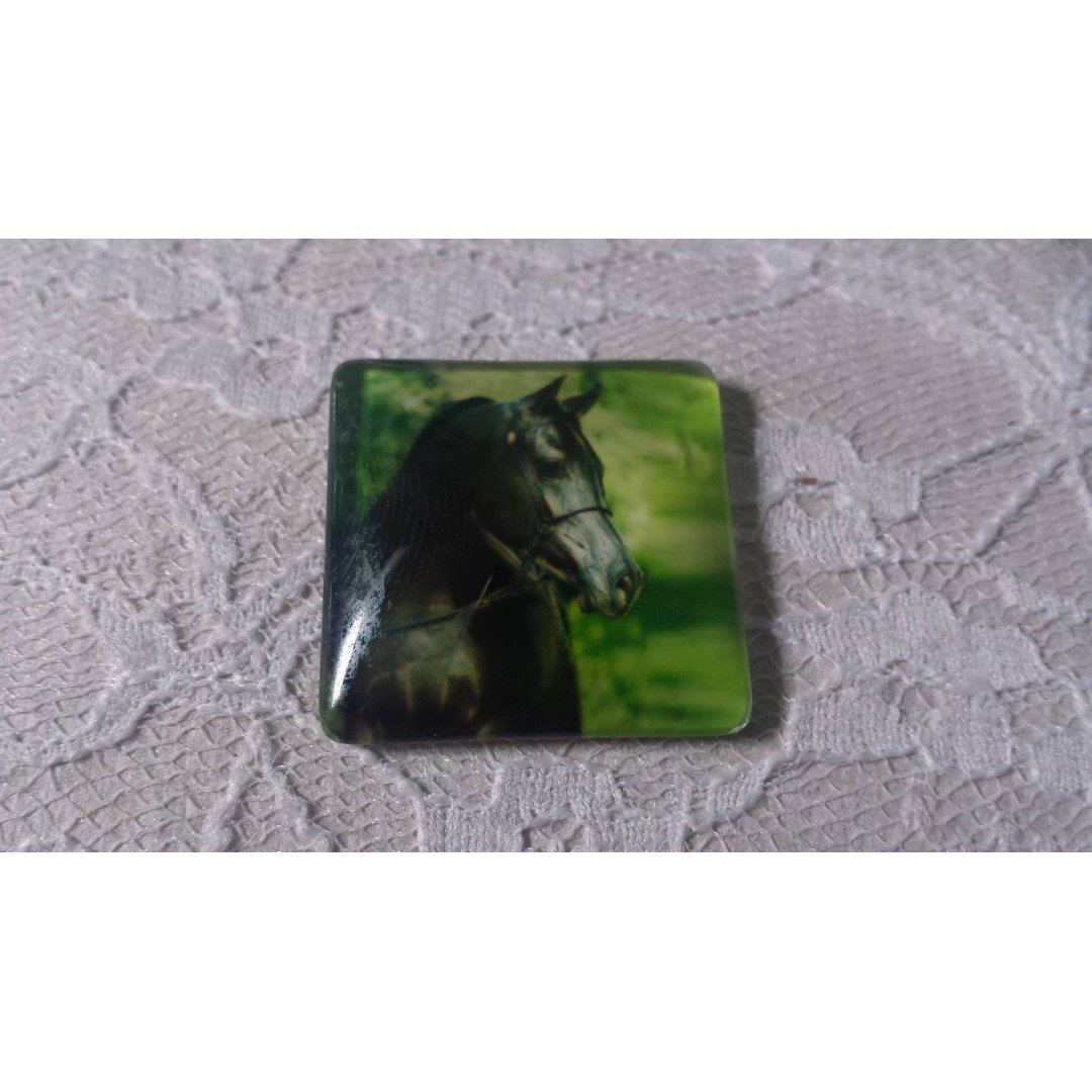 square glass cabochon 30mm 023 