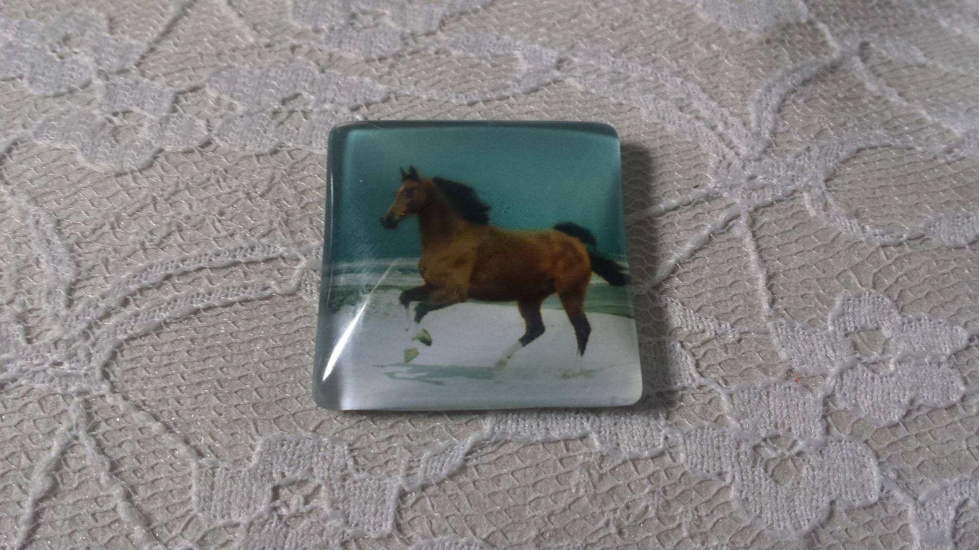 square glass cabochon 30mm 019 