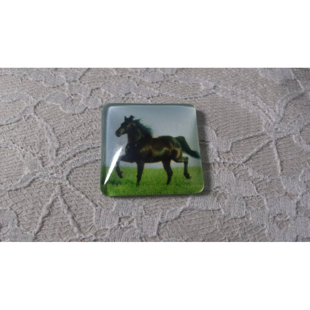 square glass cabochon 30mm 018 