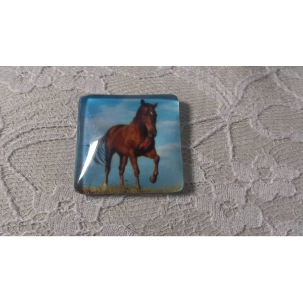 square glass cabochon 30mm 015 