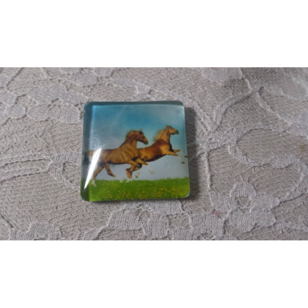 square glass cabochon 30mm 014 