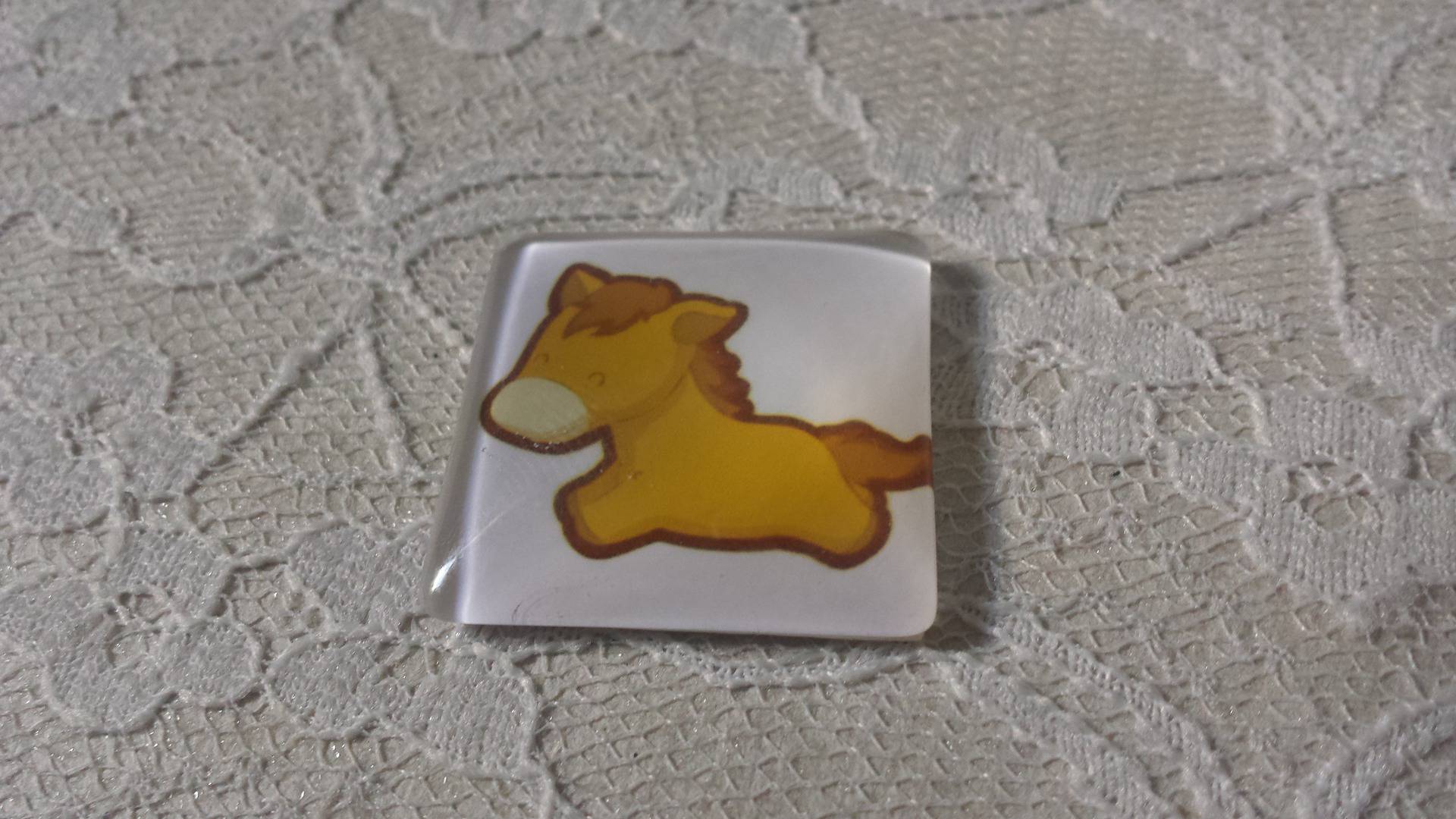 square glass cabochon 30mm 013 