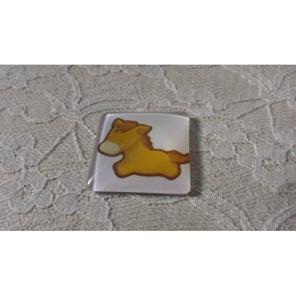 square glass cabochon 30mm 013 